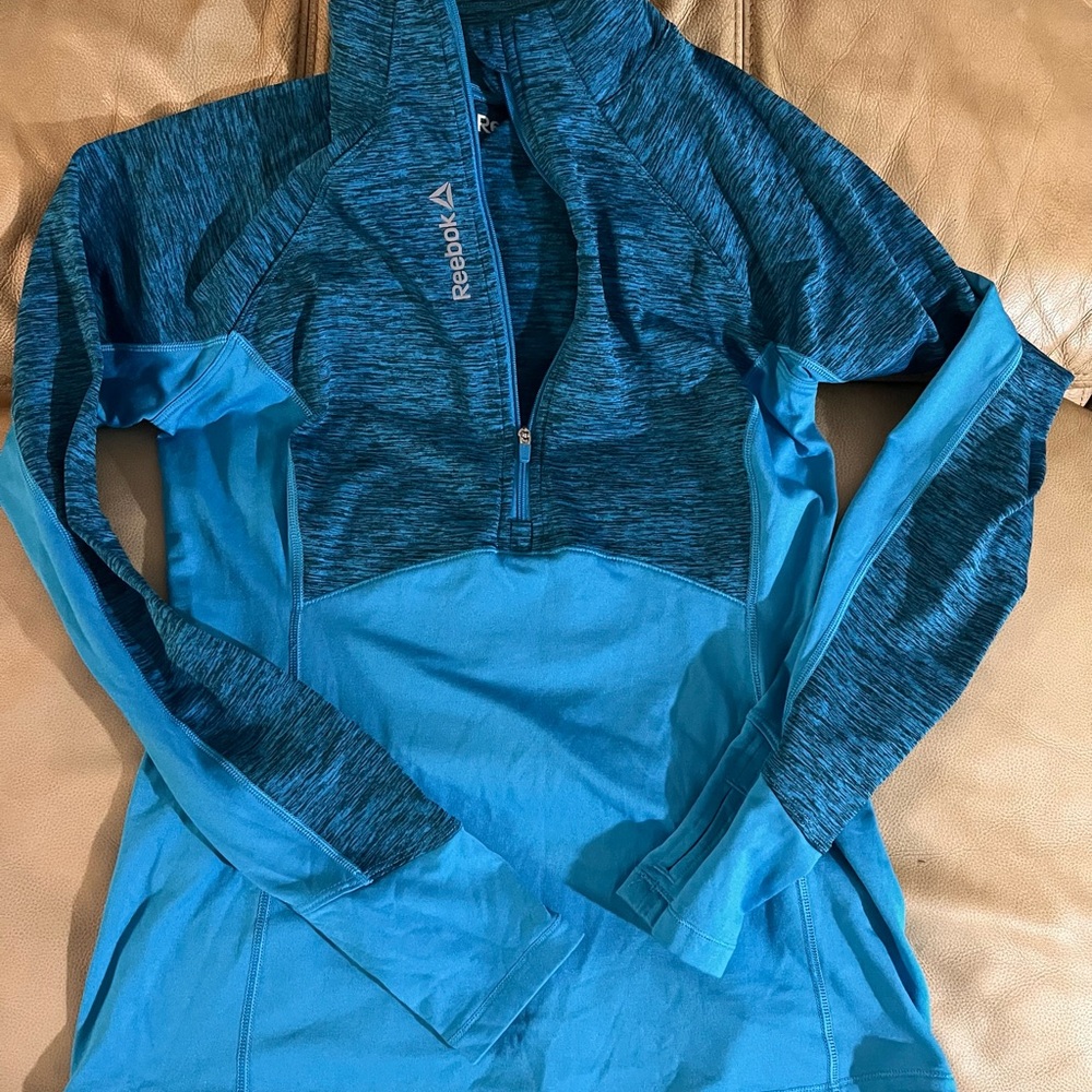 Reebok Blue Athletic Zip-Up Jacket